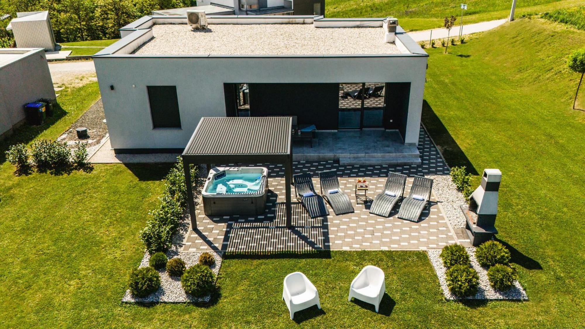 K Relax Place, Varazdinske Toplice, Modern Home With Sauna, Jacuzzi, Wifi Luaran gambar