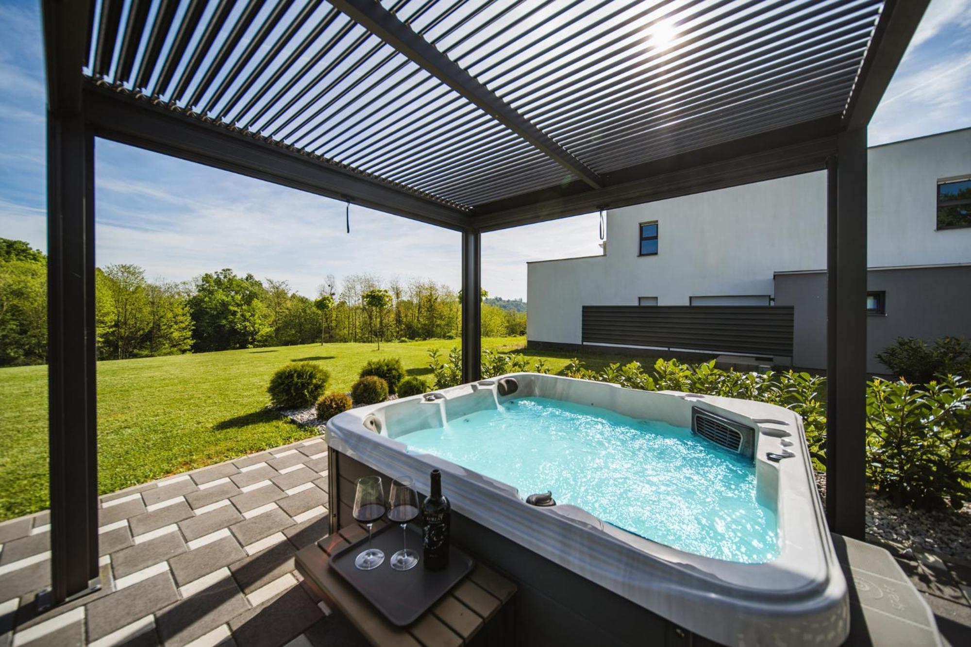 K Relax Place, Varazdinske Toplice, Modern Home With Sauna, Jacuzzi, Wifi Luaran gambar